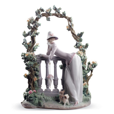 Lladro A Romp in the Garden Girl Figurine | Perigold